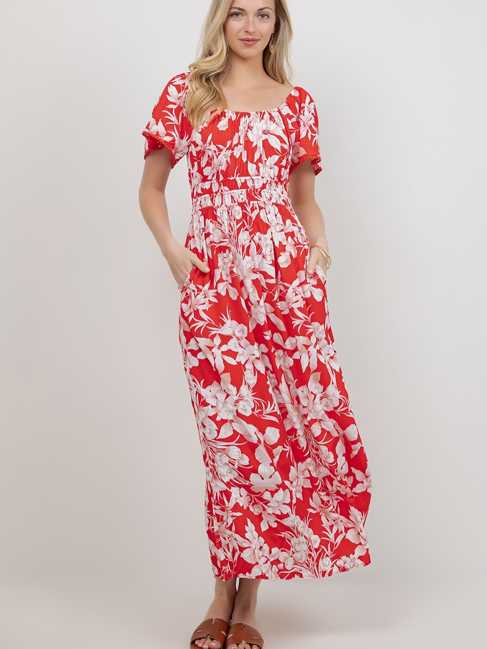 Scarlet Tropical Maxi